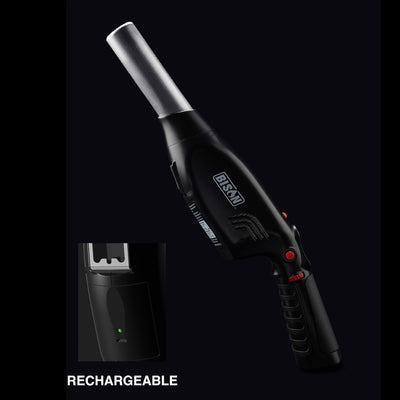 "RECHARGEABLE" Airlighter 420R showing green indicator light.