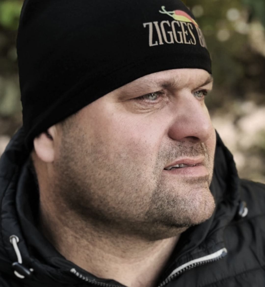 Head shot image of chef Ziggy