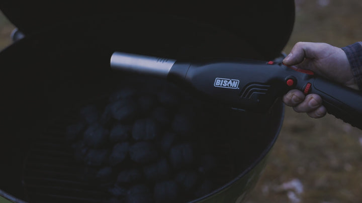 Video showing Airlighter 420 lighting a charcoal grill