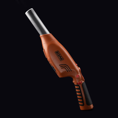 Picture of an orange Airlighter 420 from side angle.